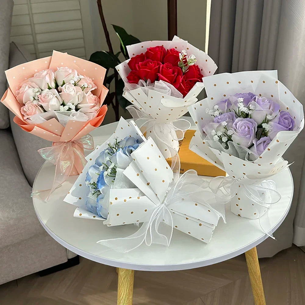 Artificial Rose Soap Bouquets for Weddings and Holidays