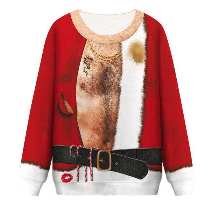 Men's 3D Christmas Sweater - Multiple Sizes & Soft Holiday Pullover