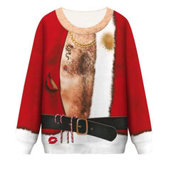 Men's 3D Christmas Sweater - Multiple Sizes & Soft Holiday Pullover