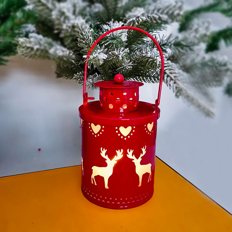 Nordic Style LED Christmas Candle Lanterns - Festive Decor