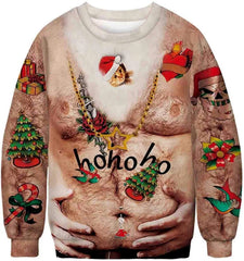 Men's 3D Christmas Sweater - Multiple Sizes & Soft Holiday Pullover