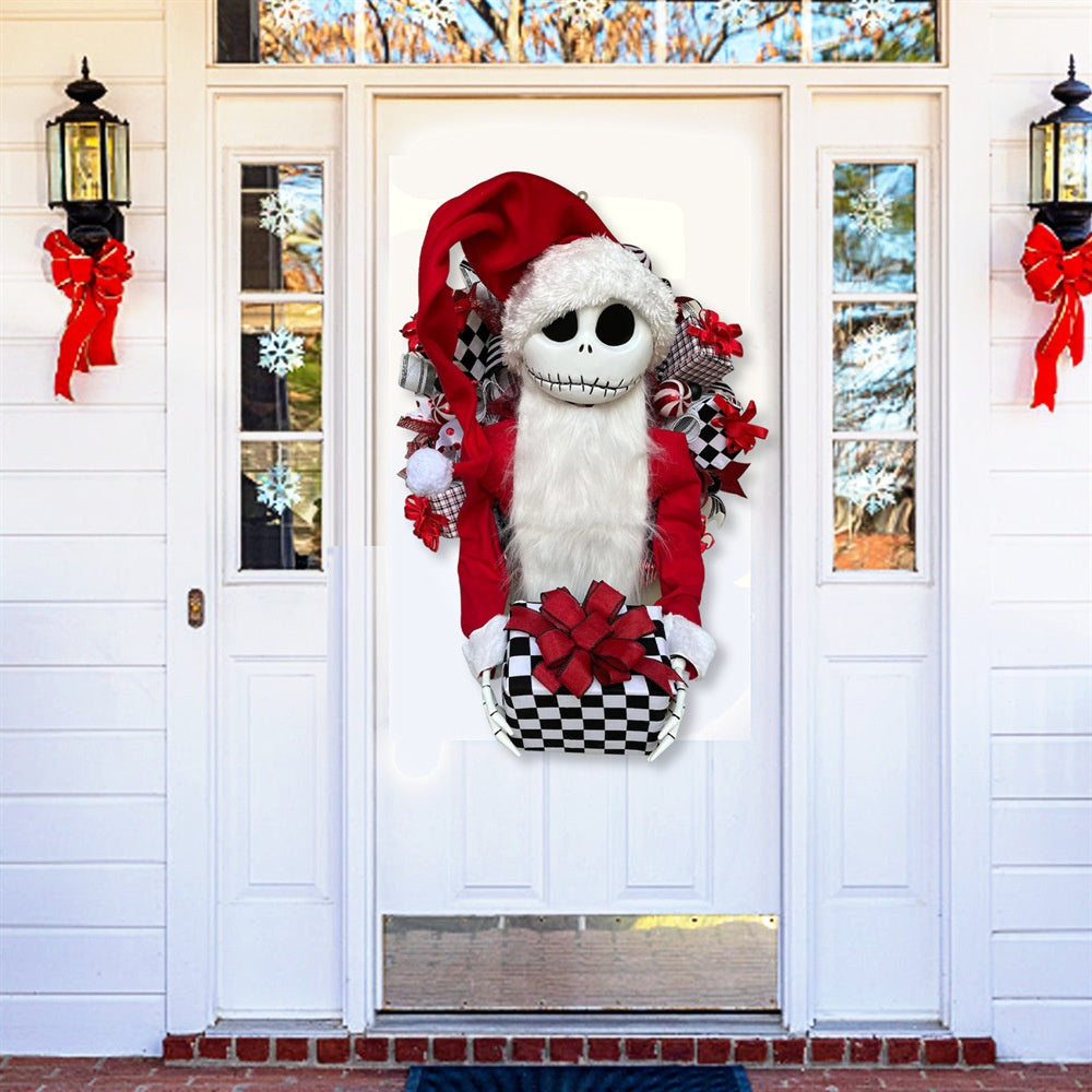 3D Christmas Garland - Jack Doll Holiday Window Decoration