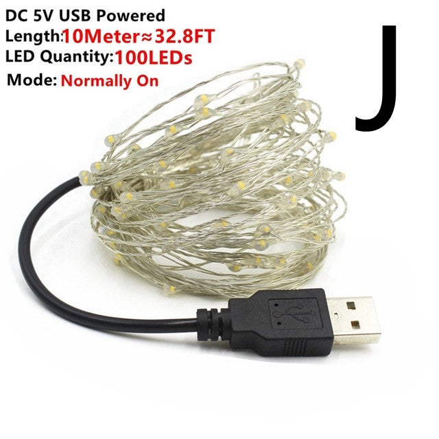 Fairy Lights LED String for Holidays & Home Décor
