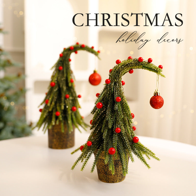 DIY Wry Neck Christmas Tree Ornaments - Red 25cm & 30cm