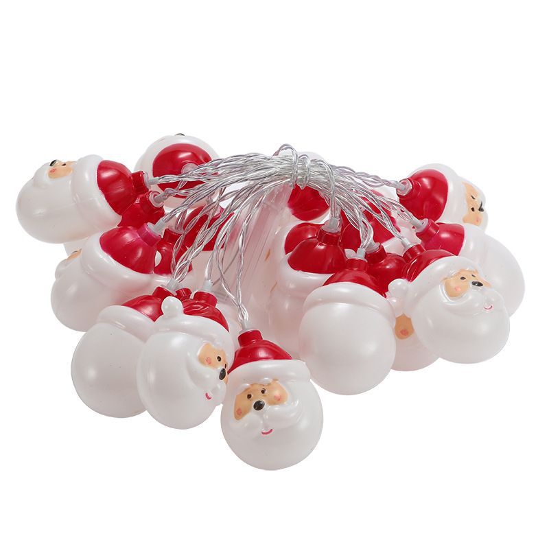 Festive LED Christmas Lights - Snowman & Santa Designs