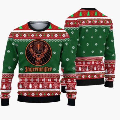 Unisex Digital Print Christmas Sweater - Polyester Top