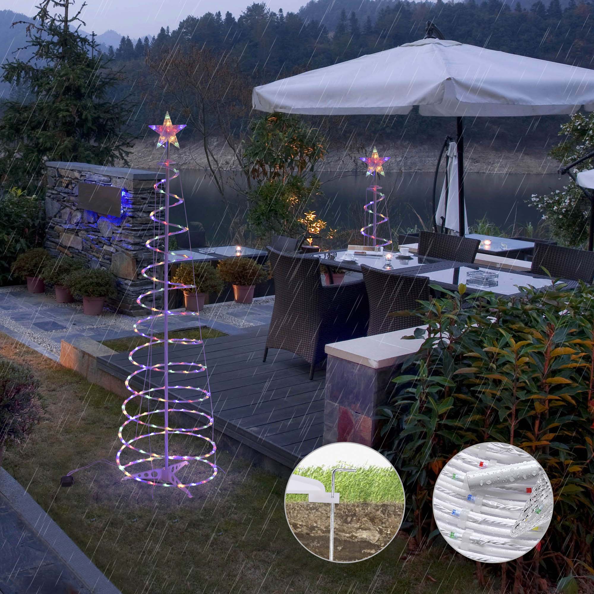 6FT LED Spiral Christmas Tree for Indoor/Outdoor Decoration