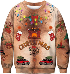 3D Printed Christmas Sweater - Cozy Winter Pullover