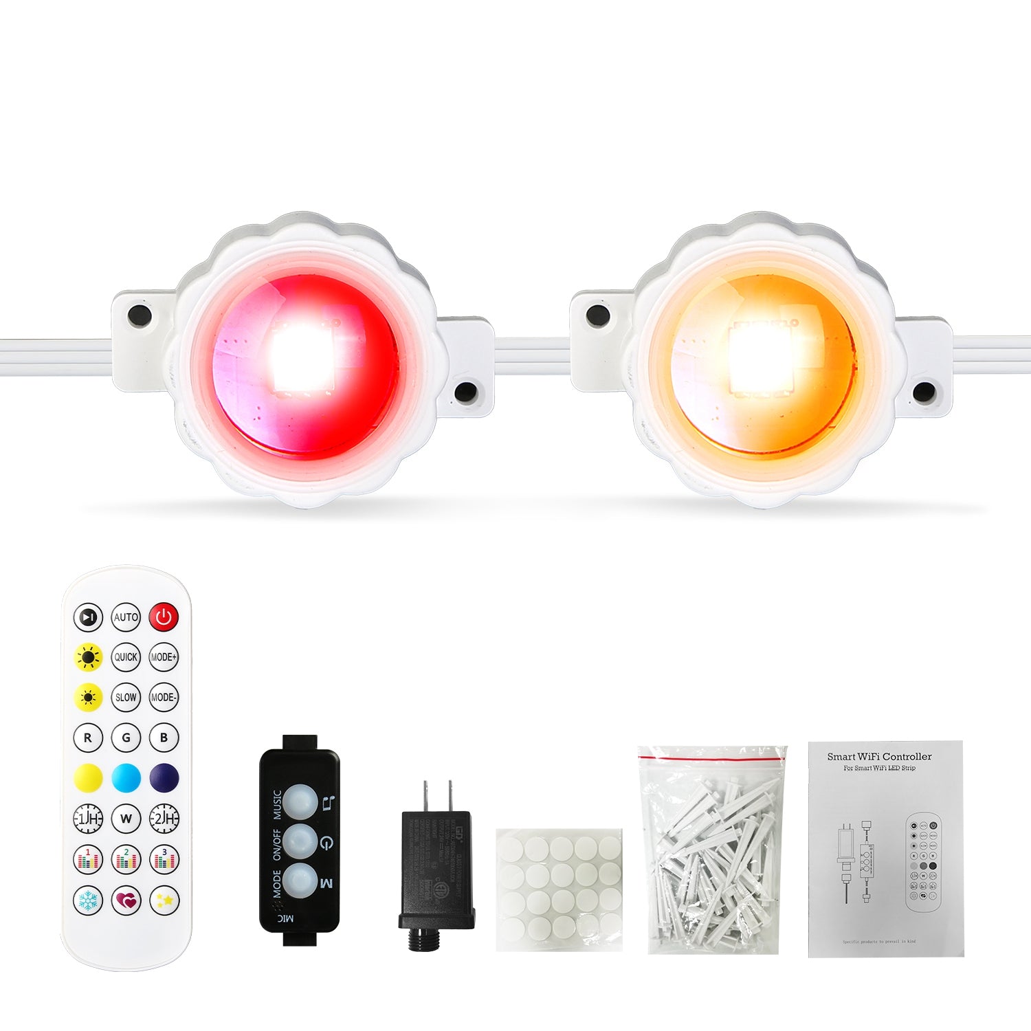 101FT Smart Outdoor RGB Lights - Waterproof & Alexa Compatible
