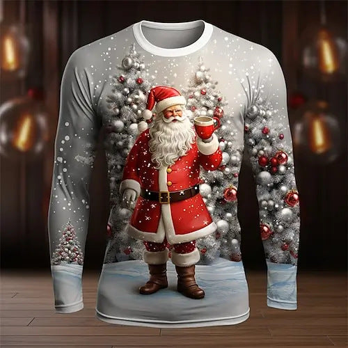 Fashion Hipster 3D Ugly Christmas Sweater Pullover