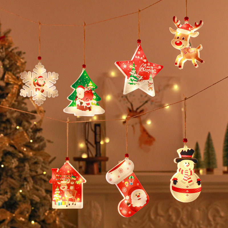 Festive Bar Decor: Christmas Lights with Unique Designs