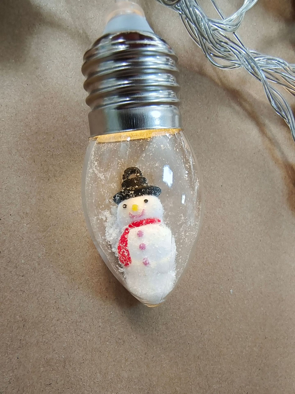Festive LED String Lights - Snowman, Santa, and More