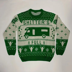 Men's Cartoon Jacquard Christmas Sweater in Various Colors