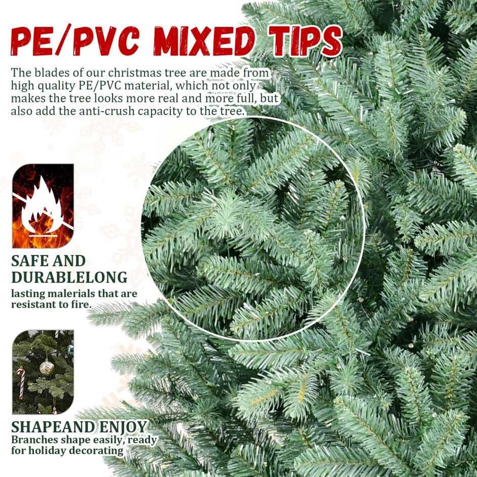 4ft Realistic Blue Spruce Tree - Dense 592 Tip Foliage