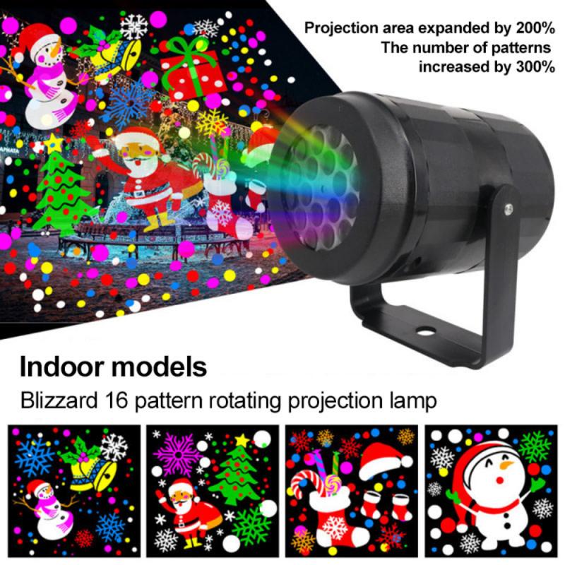 Christmas LED Snowflake Projector Light Outdoor Decor 2023