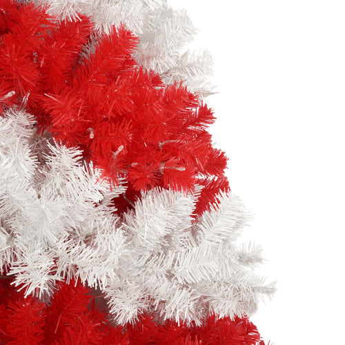 6ft LED-Lit Candy Cane Christmas Tree with 900 Branches
