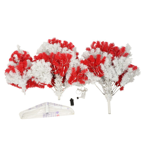 6ft LED-Lit Candy Cane Christmas Tree with 900 Branches