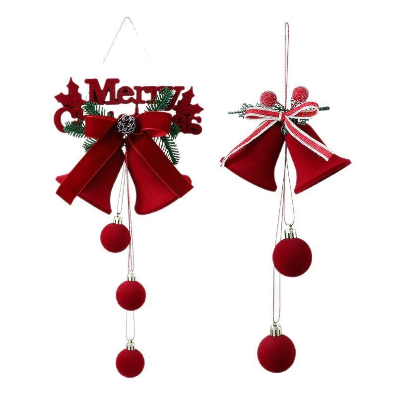 Scandinavian Flocking Christmas Tree and Home Décor Ornaments