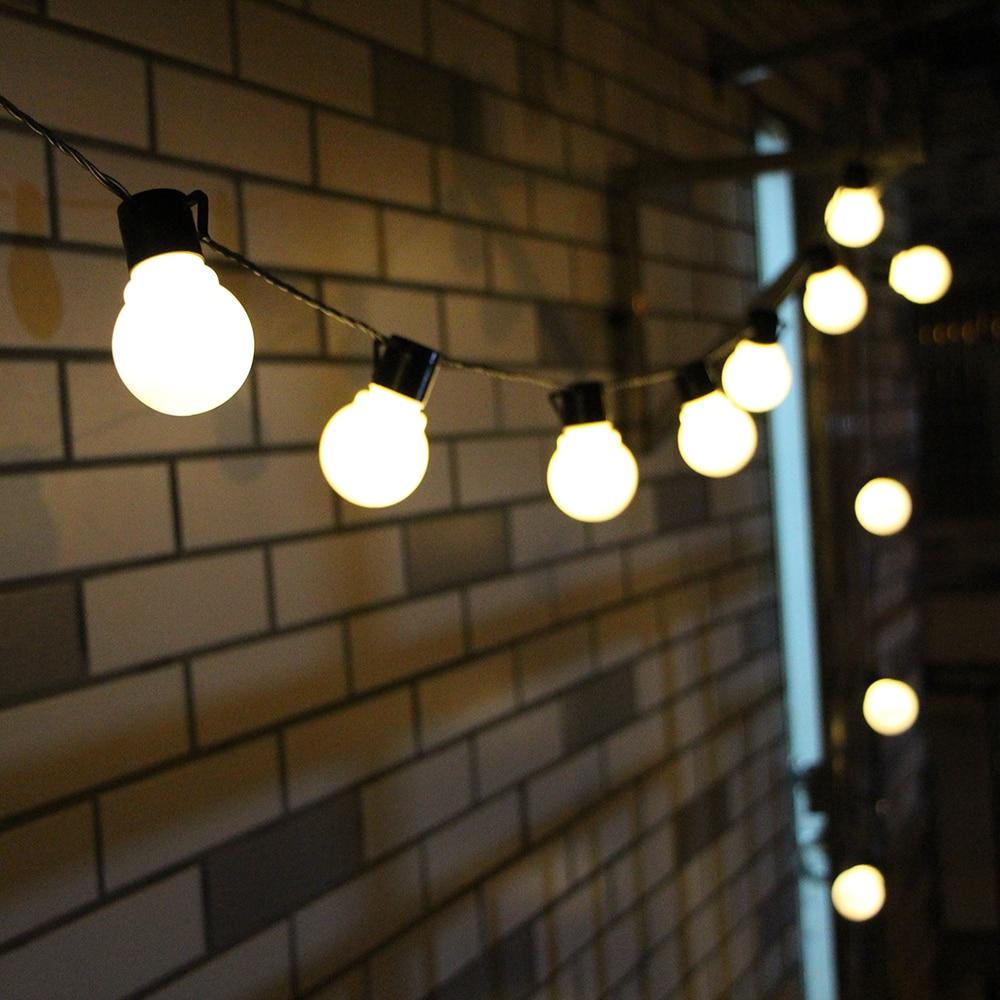 LED Star String Lights - 6m Waterproof Warm White Decor