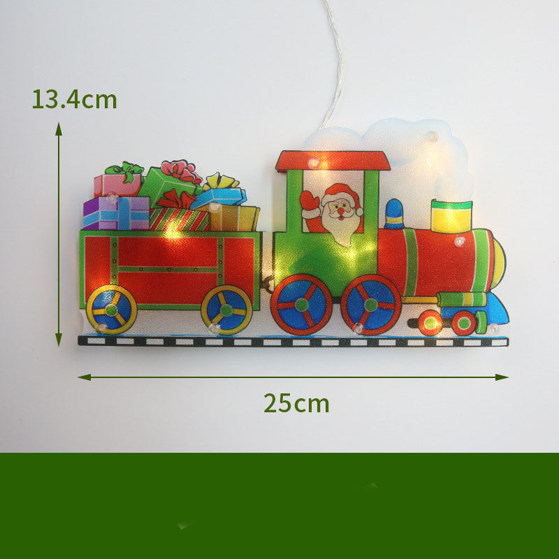 LED Suction Cup Christmas Window Lights - Festive Decor