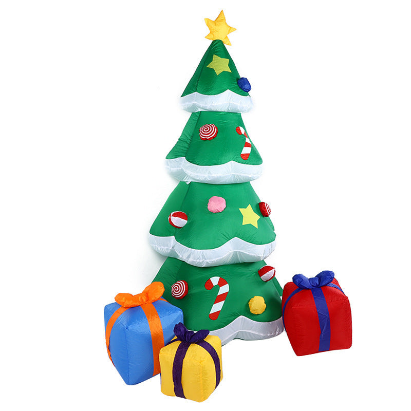 LED Christmas Inflatable Santa Snowman Tree Yard Decor