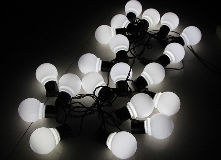 LED Star String Lights - 6m Waterproof Warm White Decor