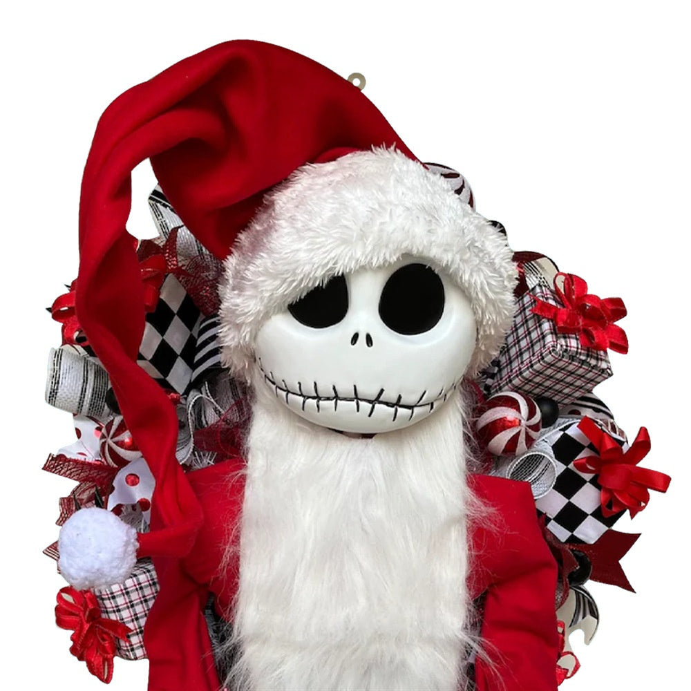 3D Christmas Garland - Jack Doll Holiday Window Decoration