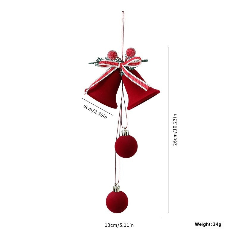 Scandinavian Flocking Christmas Tree and Home Décor Ornaments