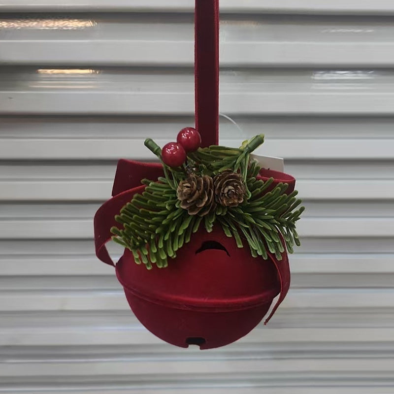 Scandinavian Flocking Christmas Tree and Home Décor Ornaments