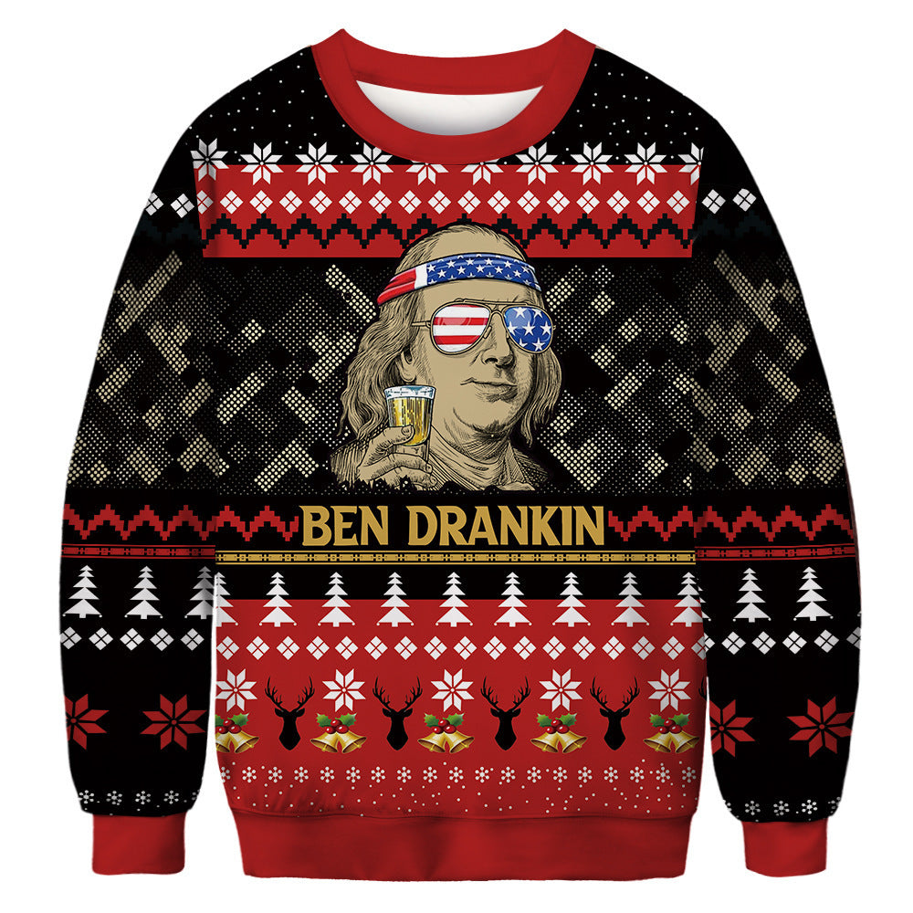 3D Printed Christmas Sweater - Cozy Winter Pullover