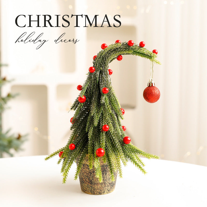 DIY Wry Neck Christmas Tree Ornaments - Red 25cm & 30cm