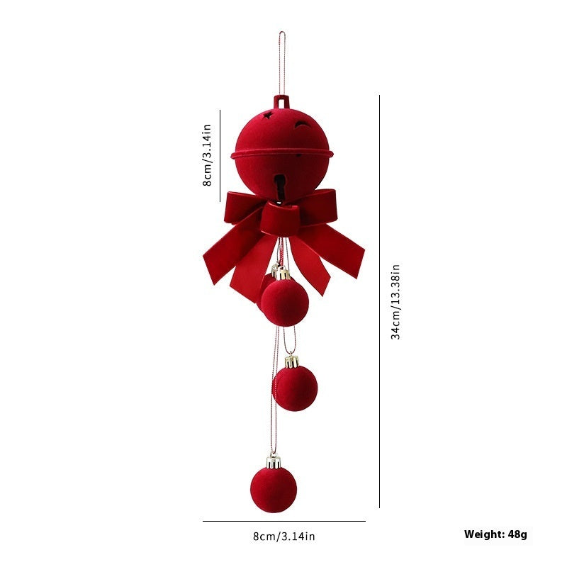 Scandinavian Flocking Christmas Tree and Home Décor Ornaments