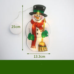LED Suction Cup Christmas Window Lights - Festive Decor