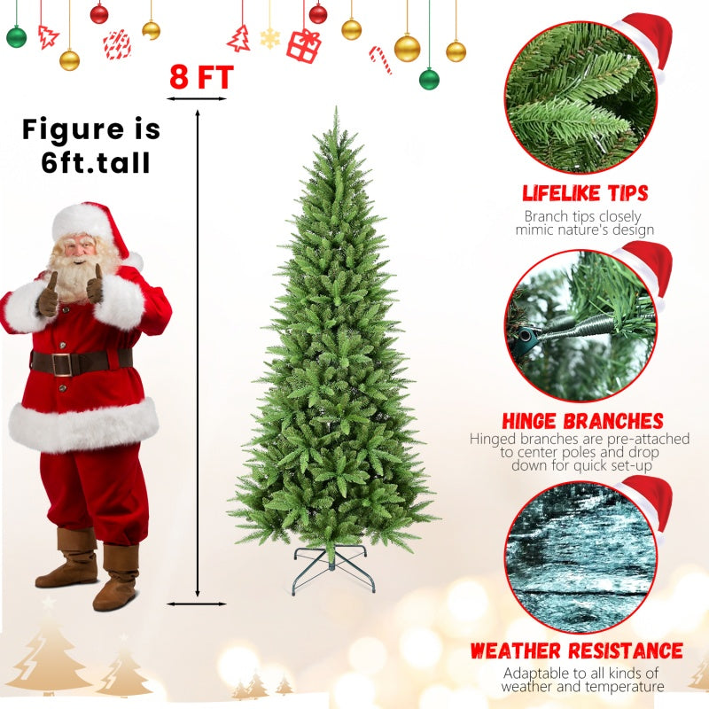 Premium PE/PVC Christmas Trees - Various Heights Available