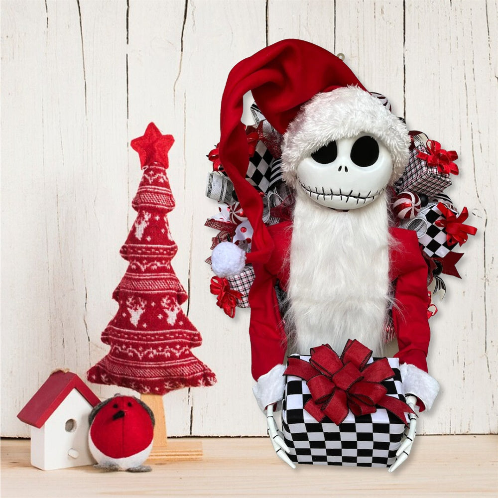 3D Christmas Garland - Jack Doll Holiday Window Decoration
