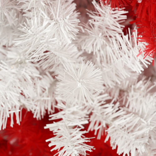 6ft LED-Lit Candy Cane Christmas Tree with 900 Branches